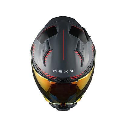 NEXX X.WST3 FLUENCE CINZA VERMELHO MATTE