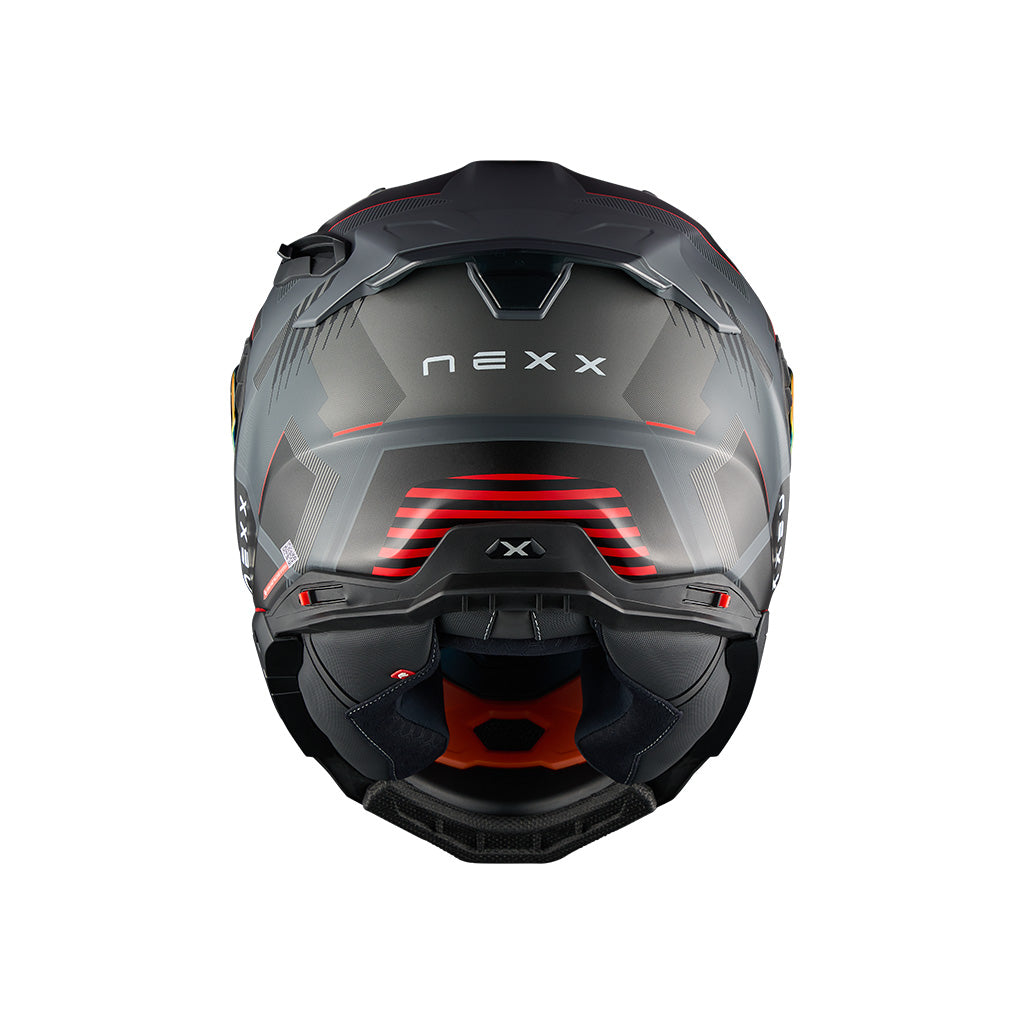 NEXX X.WST3 FLUENCE CINZA VERMELHO MATTE